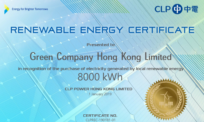CLP Renewable Energy Certificates